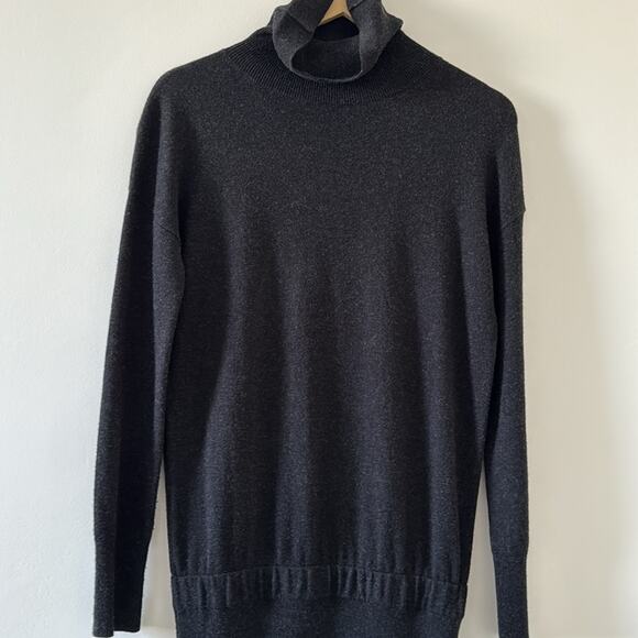 All Saints Hava Dress Cashmere Wool Black Size Small - Picture 4 of 7